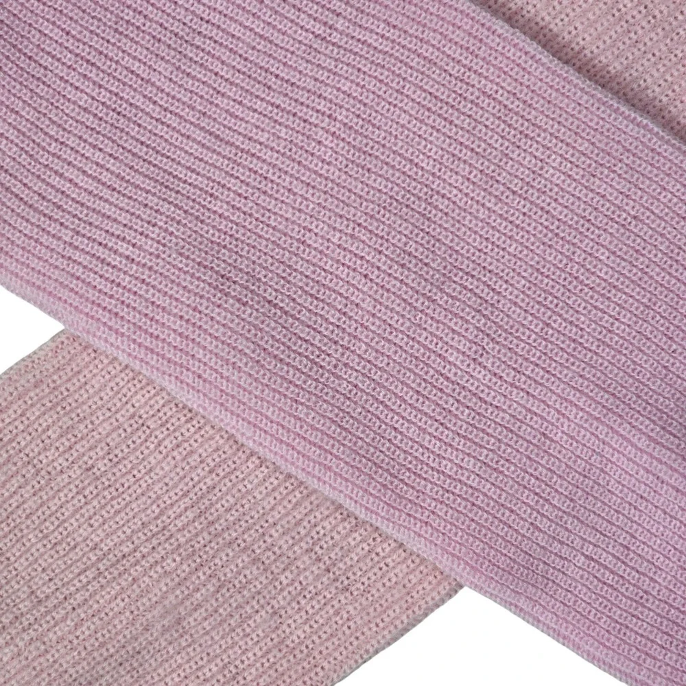 Vintage Women Leg Warmers Pink Ribbed Knit 80s Dancewear Slouchy OSFA